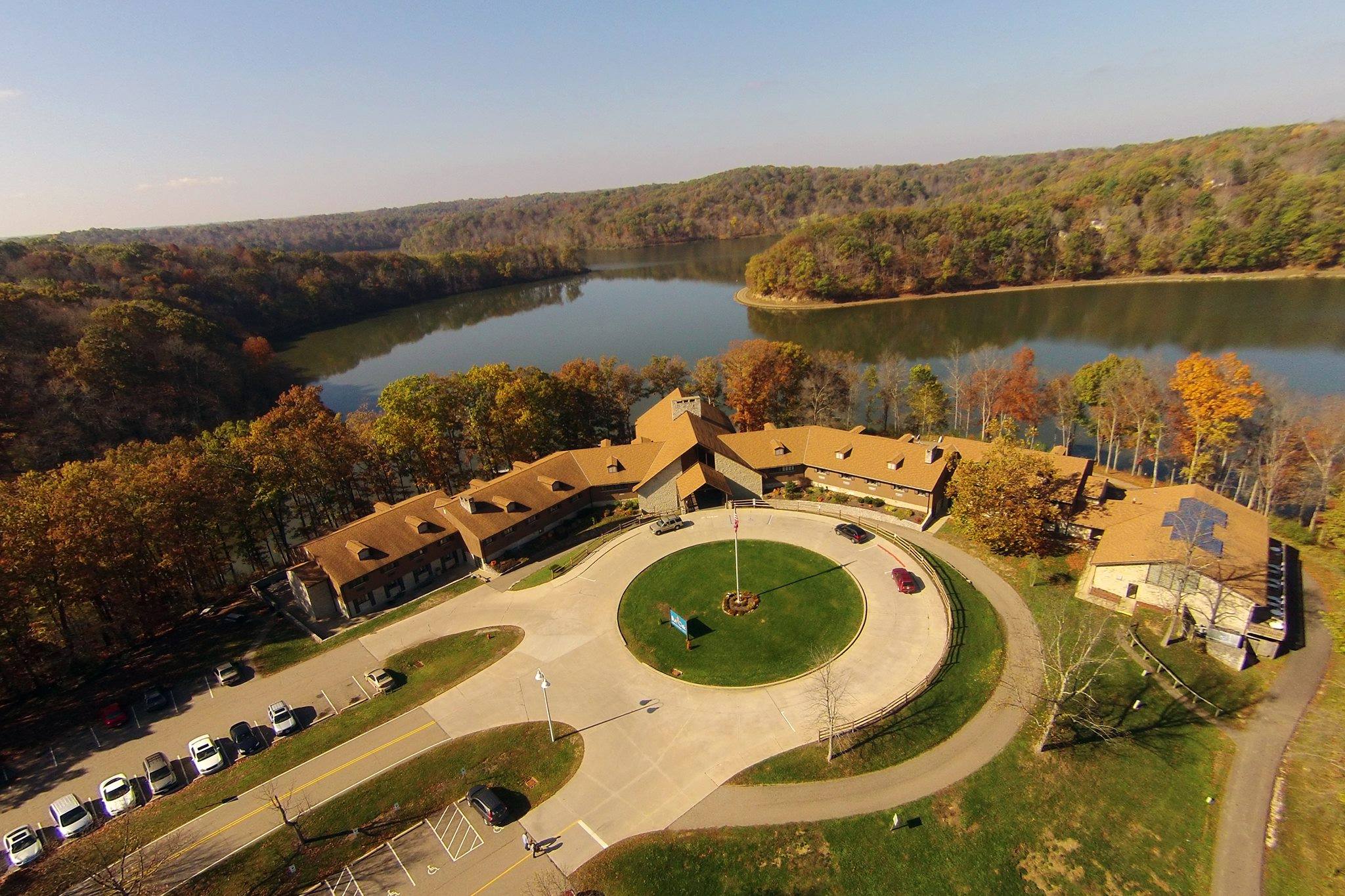Aerial vew of Burr Oak)